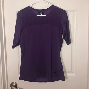 Nike HyperCool Purple Mesh Athletic Top